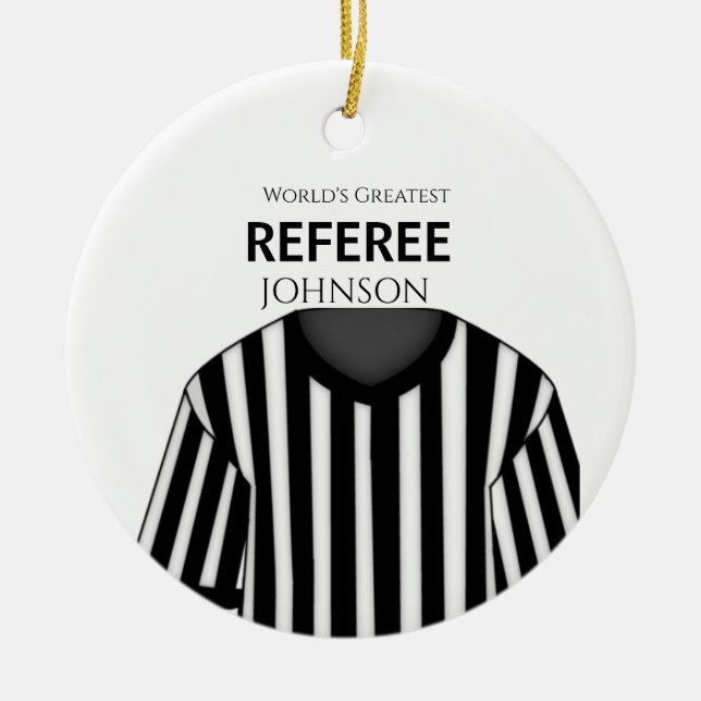 Referee Ornament (Front)