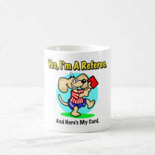 Referee Red Card Drinkware Coffee Mug