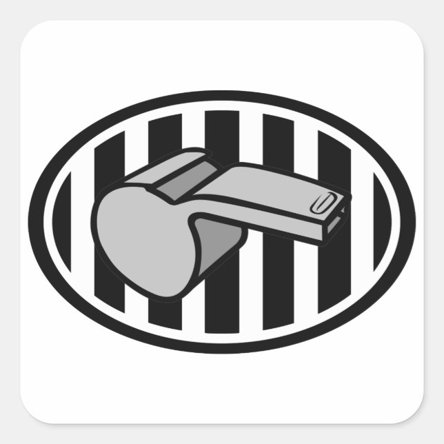 Referee Square Sticker (Front)