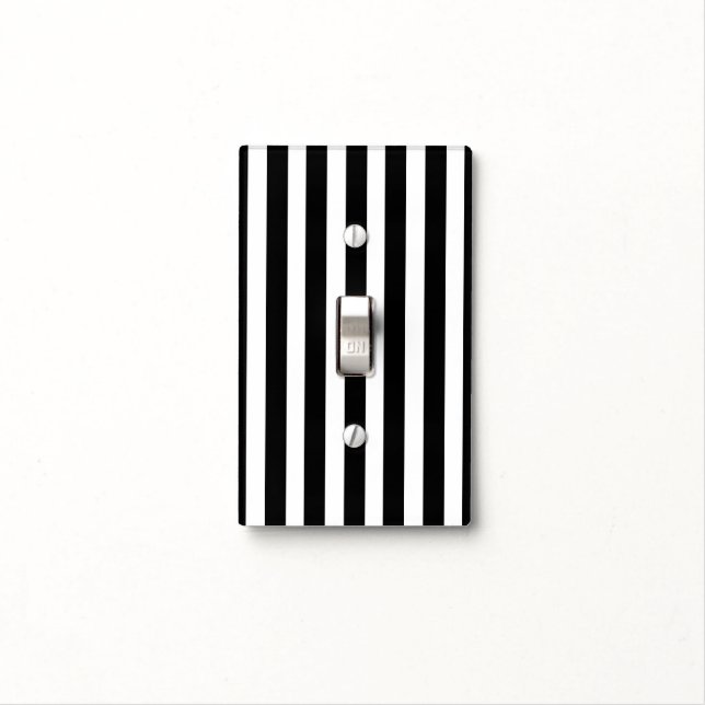 Referee Stripe Light Switch Cover (In Situ)