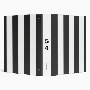 Referee Stripes 3 Ring Binder
