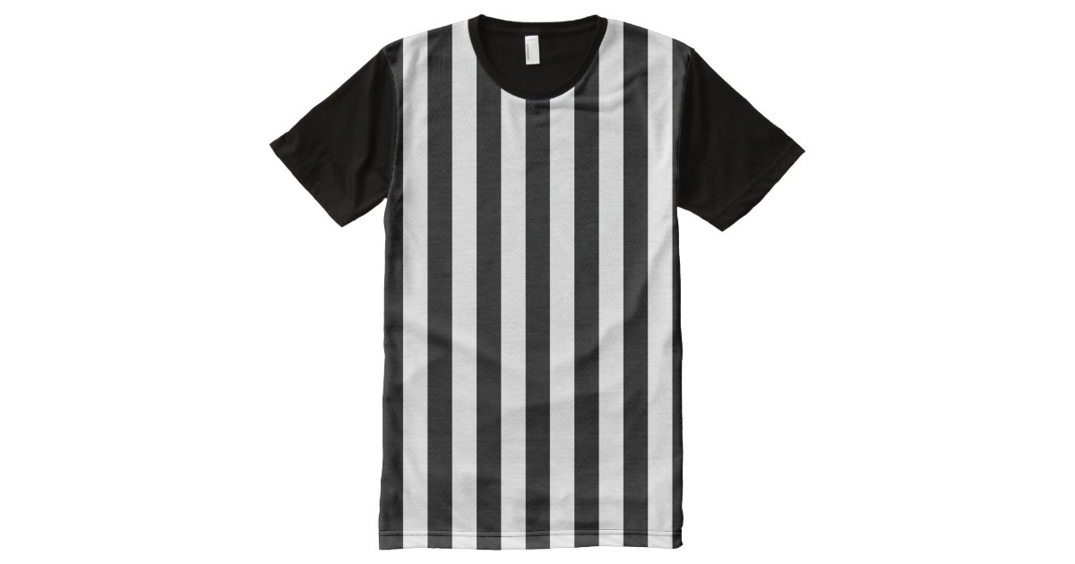 Referee Stripes All-Over-Print Shirt | Zazzle.com