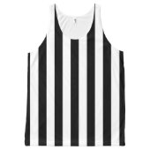 Referee Stripes All-Over-Print Tank Top (Front)