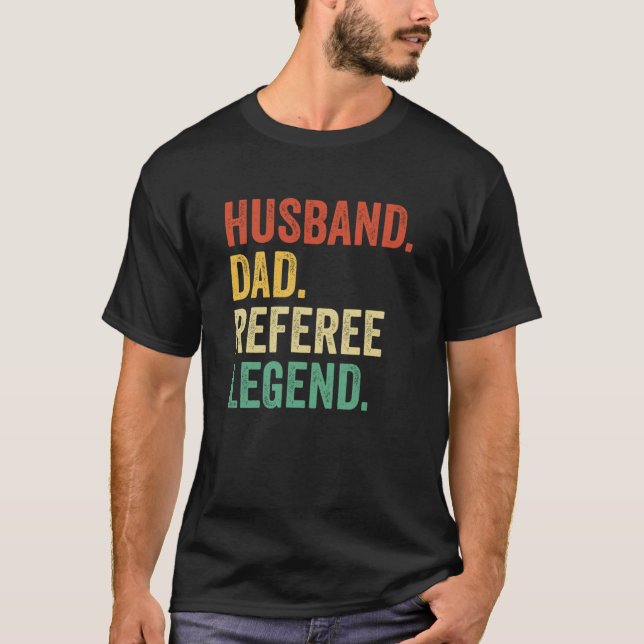 referee Vintage Dad funny T-Shirt (Front)