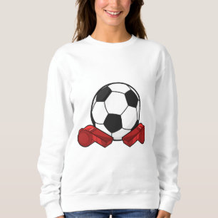 Referee whistle & Soccer ball Sweatshirt