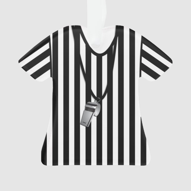 Referee with Whistle Ornament (Front)