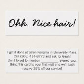 Referral Card (Front & Back)