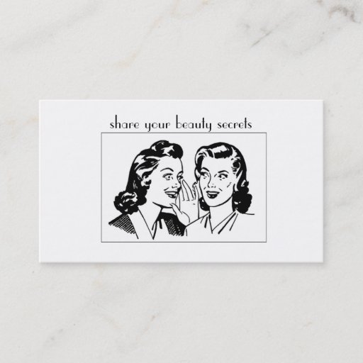 Customizable referral card business card