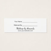 Referral Card | Gold Script Beauty Salon (Back)