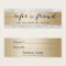 Referral Card | Luxury Silver Glitter Modern Gold