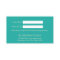 Referral Card | Modern Gold & Turquoise Classy