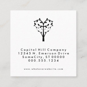 referral heart tree square