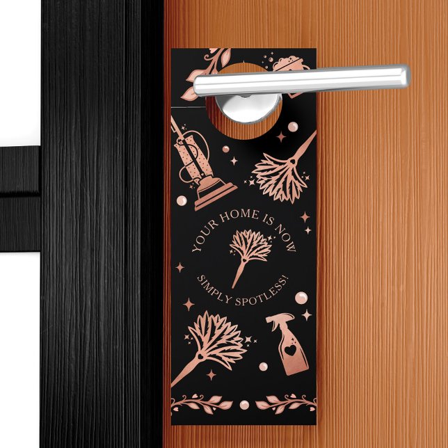 Referral Maid & House Cleaning Tools/Supplies Door Hanger (Creator Uploaded)