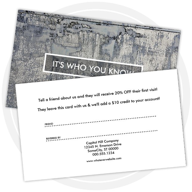 referral program crispy texture card (Creator Uploaded)