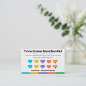 Referral Punch Card - LOVE YOUR SKIN (Standing Front)