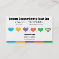 Pamper Rewards Punch Card