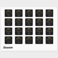 Referral Real Estate Thank You business Square Squ Square Sticker | Zazzle