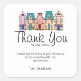 Small Heart Referral Stickers - – Real Estate Supply Store