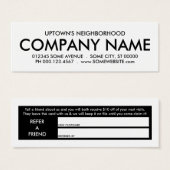 referral rewards program (Front & Back)