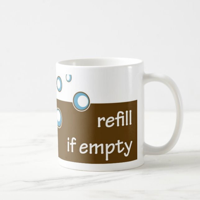 refill if empty coffee mug (Right)