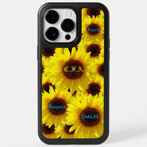 Refinado _Classy Symmetry Series Shown Sunflower OtterBox iPhone 14 Pro Max Case