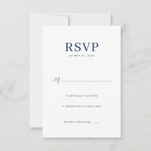 Refined Blue Calligraphy Template