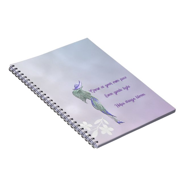 Refined calm spiral notebook  (Right Side)