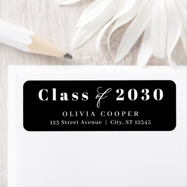 Refined Collage Editable Color Graduation Label (Insitu)