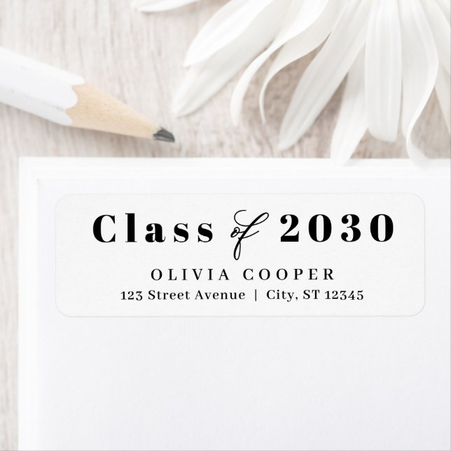 Refined Collage Editable Color Graduation Label (Insitu)