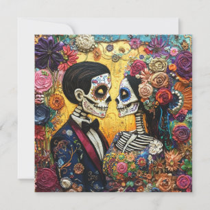 Refined Day of the Dead Invitation