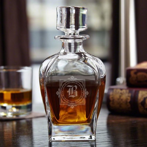 Refined Engraved Winchester Whiskey Decanter