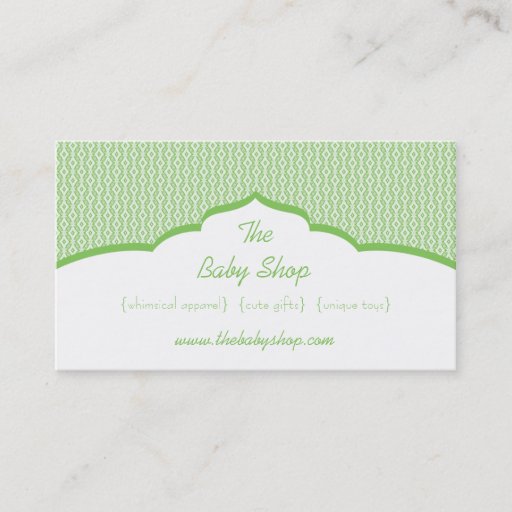 Customizable Refined Glam Business Card, Kelly Green