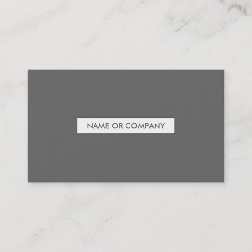 Customizable refined greys business card templates