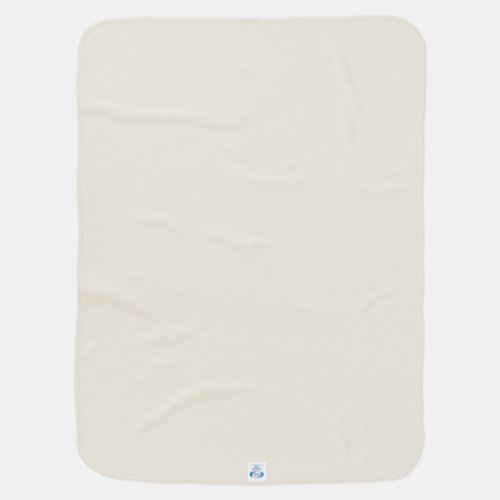 Refined Ivory Solid Color Shade Hue SW 0050 Baby Blanket