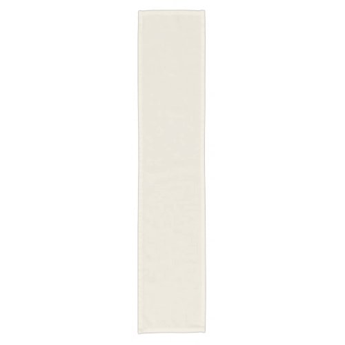 Refined Ivory Solid Color Shade Hue SW 0050 Short Table Runner