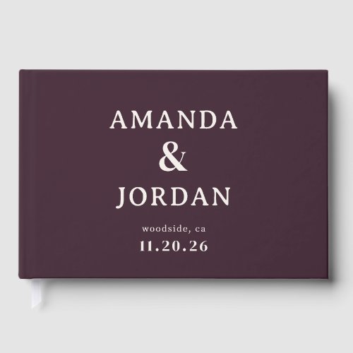 Refined Maroon Calligraphy