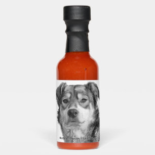 Refined Monochrome Large Mixed Breed Canine Hot Sauces