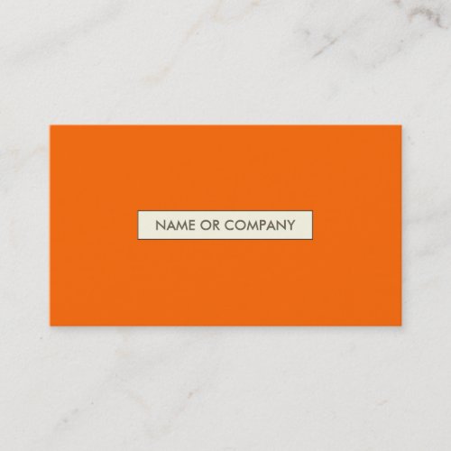 refined oranges business cards