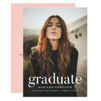 Refined | Photo Graduation Party Invitation