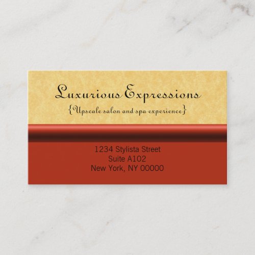 Refined Pro Business Card, Red Berry