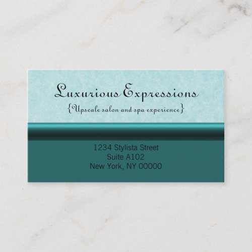 Refined Pro Business Card, Teal