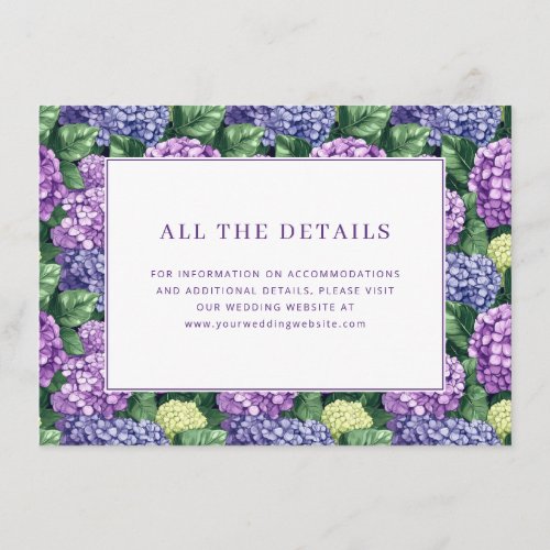 Refined Purple Floral Border