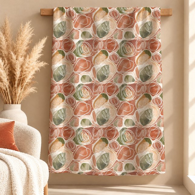 Refined Rust Copper Boho Throw Blanket Gift (Refined Rust Copper Boho Throw Blanket Gift)