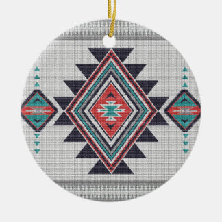 Refined Southwest Ceramic Ornament