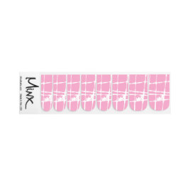 Refined White Light Grunge Modern Dirty Mesh Minx Nail Art