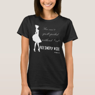 Refinery Wife - spoiled - Dark fabric T-Shirt