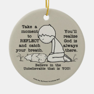 Reflect Ceramic Ornament