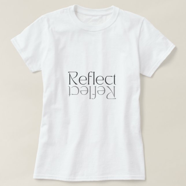 Reflect (gray) T-Shirt (Design Front)