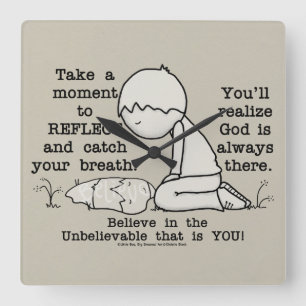 Reflect Square Wall Clock