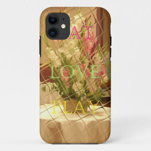 Reflected Blooms Art Print iPhone 11 Case